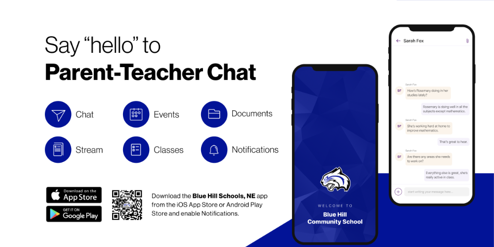 Say Hello to Parent-Teacher Chat graphic