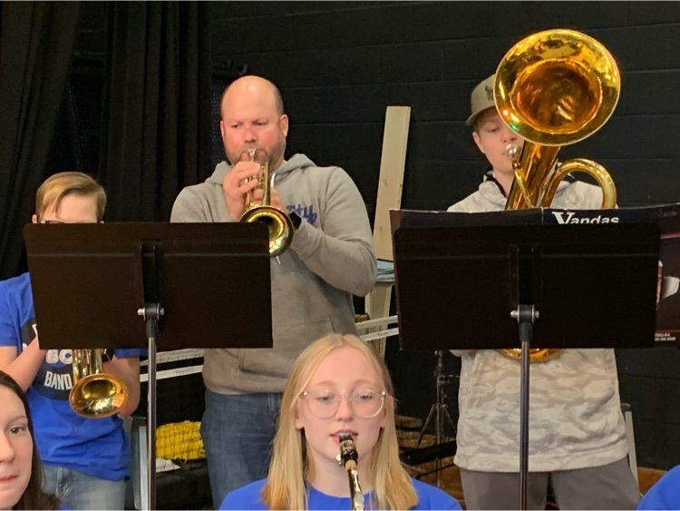 Mr. Moore joins the trumpet section